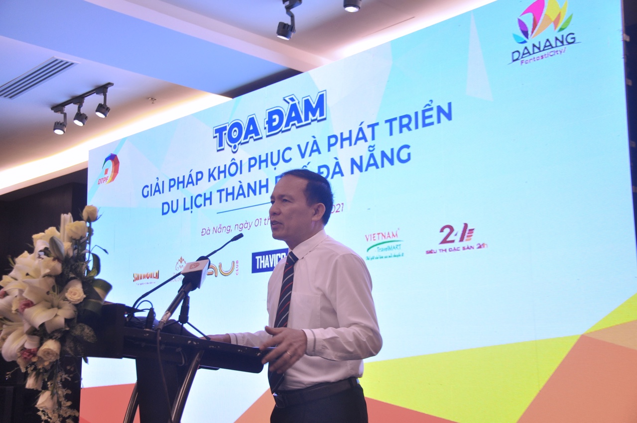 Ông Ngô Hoài Chung, Phó Tổng cục trưởng Tổng cục Du lịch phát biểu